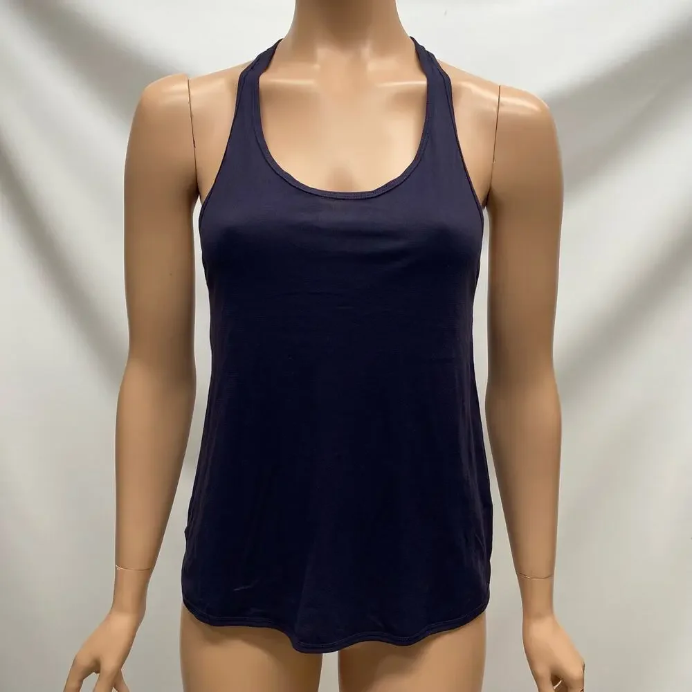 EUC Lululemon 105 Singlet Black Grape sz 2 Tank Top